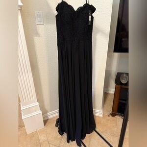 Cinderella Divine Black Evening Gown